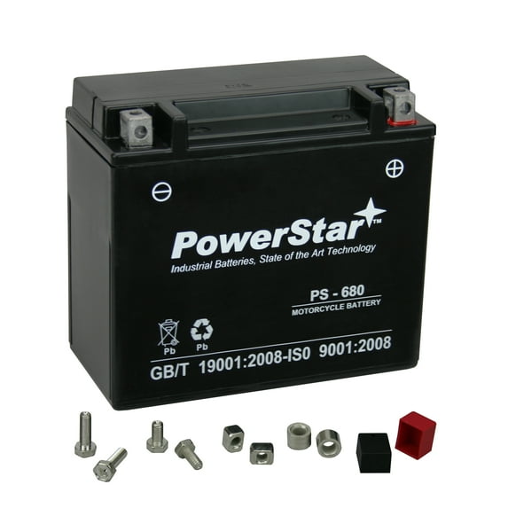 PowerStar PS-680 Atv Battery Compatible with CAN-AMOutlander 800R EFI XT-P 2011 to 2011