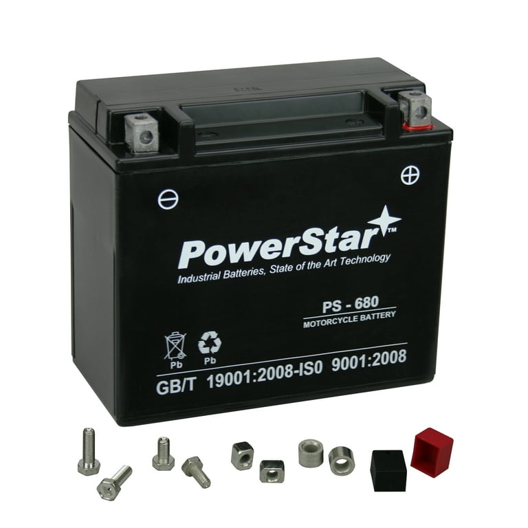PowerStar PS 680 Motorsports Battery Compatible with YamahaXV1600AS Road Star Midnight 2001 to 2003