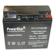 PowerStar PS12-15T-012 12V 15Ah UPS SLA Battery for Briggs & Stratton Generator B4489GS 193043GS