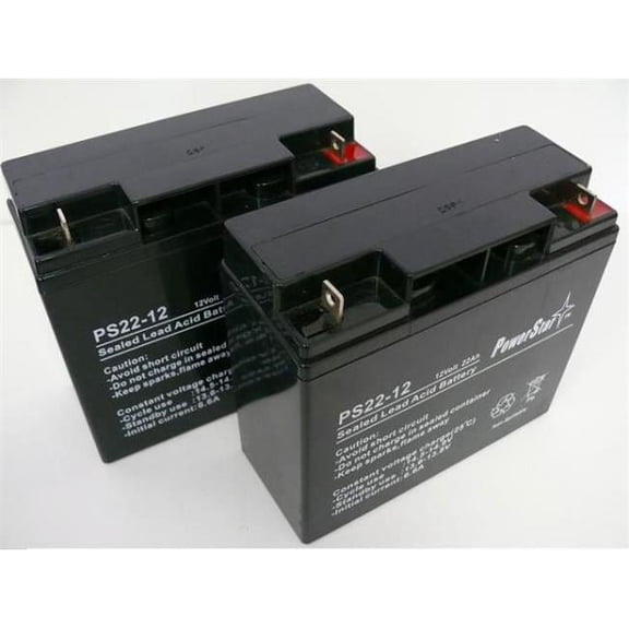 PowerStar PS12-22-QTY2-20 UPS Replacement Battery for APC SU1400BX120 - APC RBC7 Cartridge No. 7 - Leakproof 12V 15Ah - 2 Per Pack