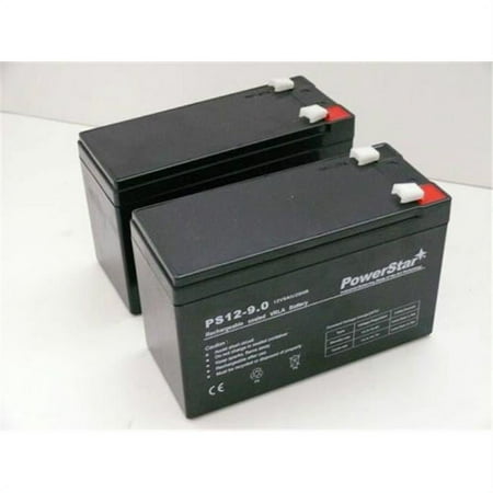 PowerStar PS12-9-QTY2-06 12V 9Ah Replacement Battery for APC Smart-Ups SU700 RBC5 - Pack of 2