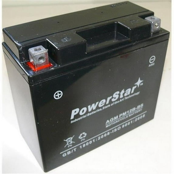 PowerStar Pm12B-Bs, Ytx12B-Bs Motorcycle Battery