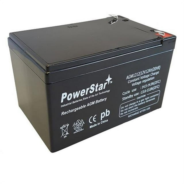 PowerStar Replacement Battery for Razor Ground Force Electric Go-Kart ...