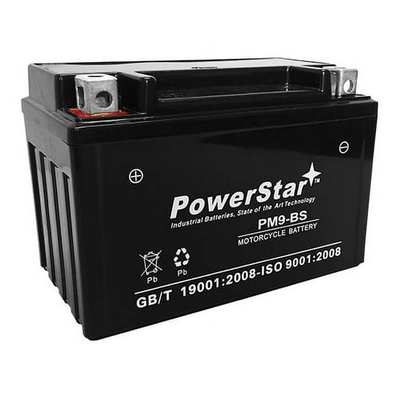 PowerStar Replacement for Motobatt MBTX9U 12 Volt 8Ah AGM Battery