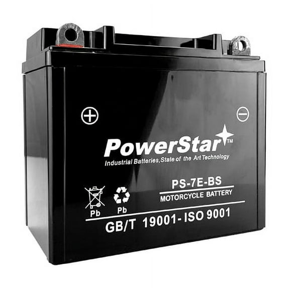 PowerStar Replacement for Yuasa 12N7-3B Conventional AGM SLA Battery 90 CCA