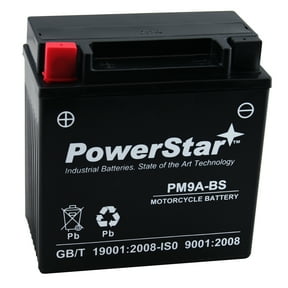 PowerStar Sealed 12 Volt UB9-B YB9-B Honda VTR250 Interceptor Motorcycle Battery