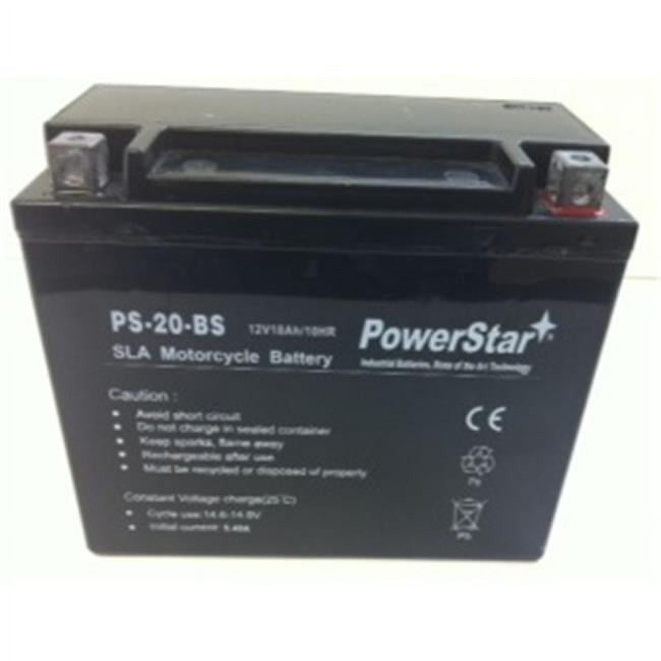 Power Sonic PTX20HLBS-FS 12V 20Ah AGM Motorcycle Battery – 310 CCA, Maintenance Free, Ready To Install 5 thumbnail image