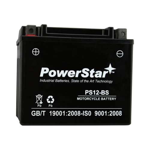 PowerStar YTX12-BS Motorcycle Battery Compatible with Suzuki M50 Boulevard Limited 2007 to 2007
