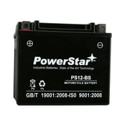 PowerStar YTX12-BS Motorcycle Battery Compatible with Triumph America 2002 to 2016