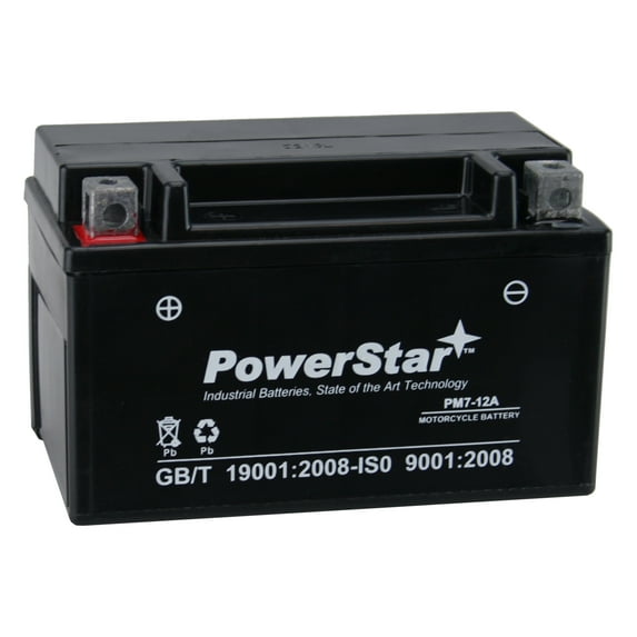 PowerStar--YTX7A-BS Scooter Battery for KYMCO People 150 150CC 09 - 2 YEAR WARRANTY