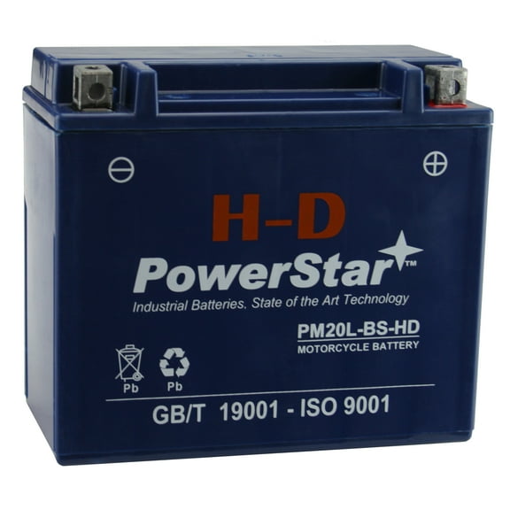 PowerStar replacement for YTX20L-BS Battery for CAN-AM Commander 1000 LTD 2012-2016
