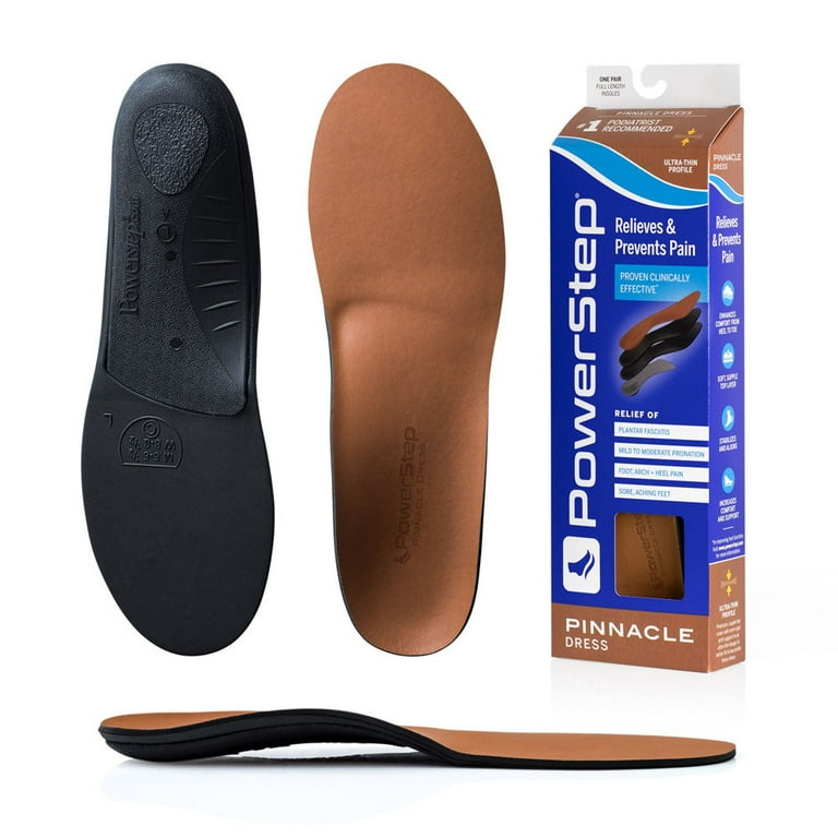 Powerstep pinnacle plus full length orthotic shoe inserts best sale
