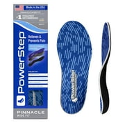 PowerStep Pinnacle Wide Fit Full Length Orthotic Shoe Insoles with Neutral Arch Support for Wide Feet & Plantar Fasciitis
