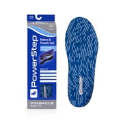 PowerStep Pinnacle Wide Fit Full Length Orthotic Shoe Insoles with Neutral Arch Support for Wide Feet & Plantar Fasciitis