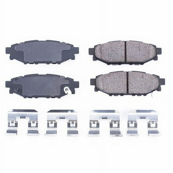 PowerStop 17-1114 Disc Brake Pad Set Subaru (Disc) Disc Brake Pad Set - Rear
