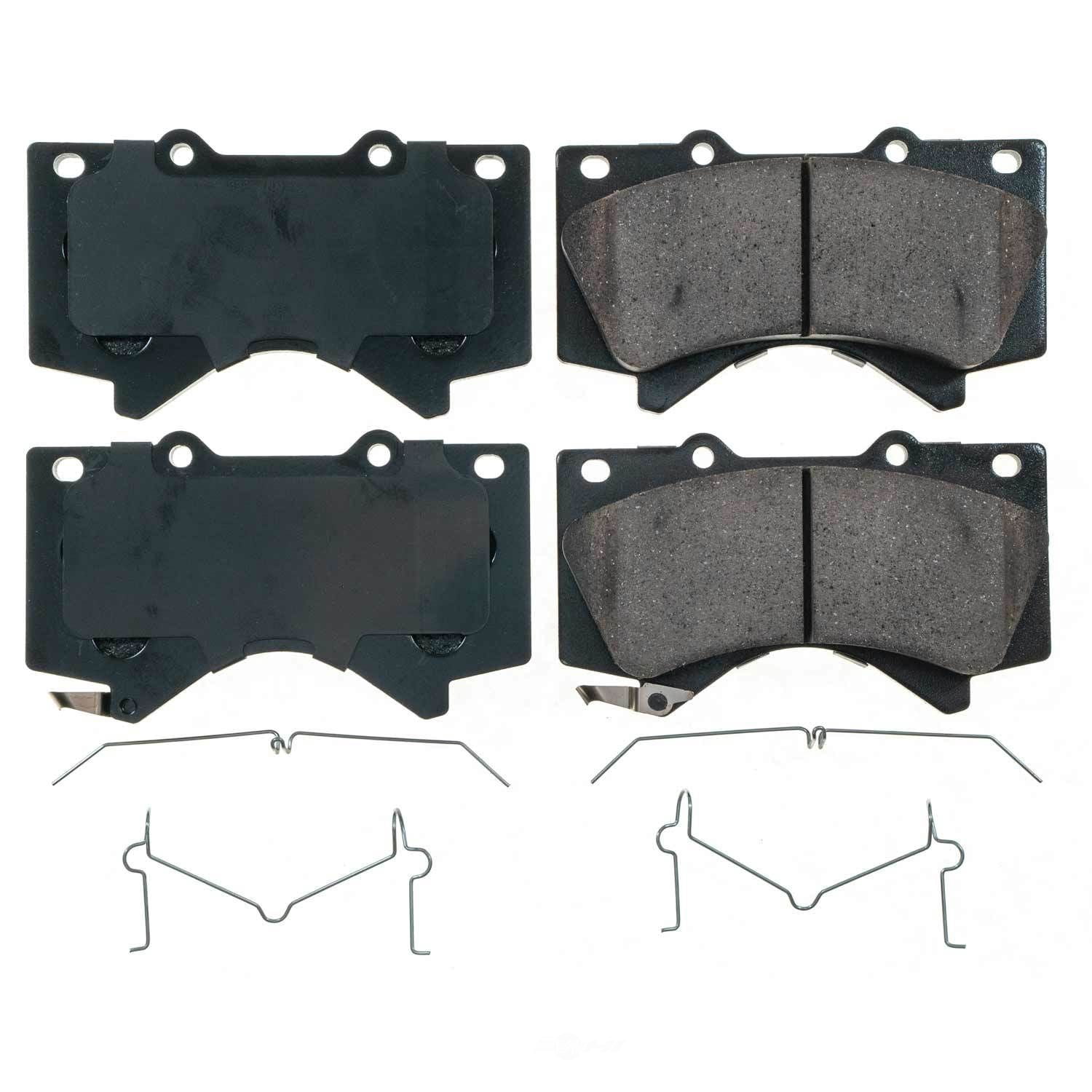 PowerStop 17-1303N Power Stop - Front Z17 Low-Dust Ceramic Brake Pads with Hardware Fits select: 2021 TOYOTA TUNDRA, 2021-2022 TOYOTA SEQUOIA