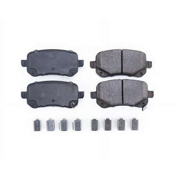 PowerStop 17-1326 Disc Brake Pad Set Chrysler, Dodge, Volkswagen Disc Brake Pad Set - Rear