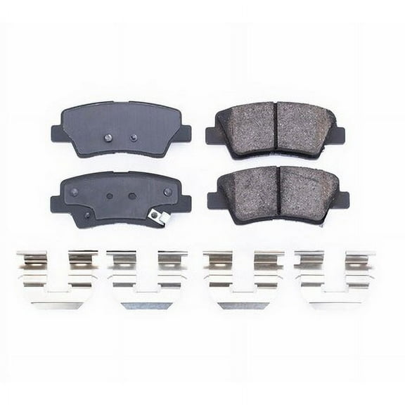 PowerStop 17-1445 Disc Brake Pad Set Hyundai, Kia (2.4) Disc Brake Pad Set - Rear