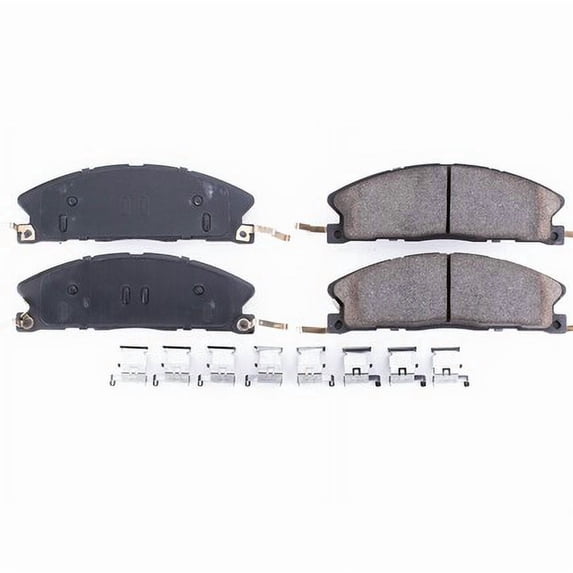 PowerStop 17-1611 Disc Brake Pad Set Ford, Lincoln Disc Brake Pad Set - Front