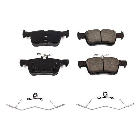 PowerStop 17-1833 Disc Brake Pad Set Ford, Lincoln (AWD/FWD) Disc Brake Pad Set - Rear