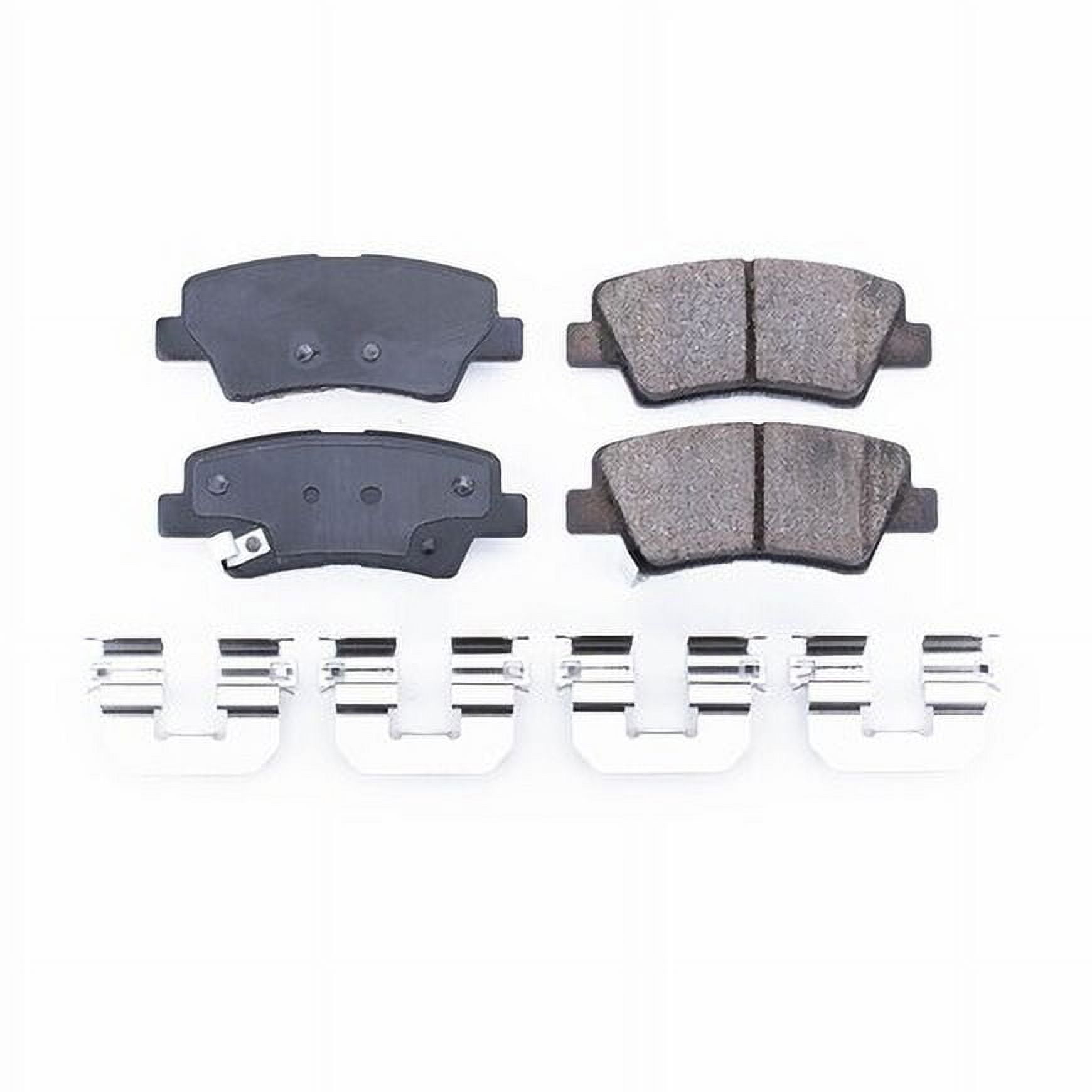 PowerStop 17-1848 Disc Brake Pad Set Hyundai, Kia Disc Brake Pad Set - Rear