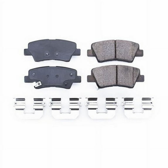 PowerStop 17-1848 Disc Brake Pad Set Hyundai, Kia Disc Brake Pad Set - Rear