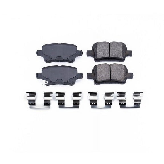 PowerStop 17-1857 Disc Brake Pad Set Buick, Chevrolet, GMC Disc Brake Pad Set - Rear