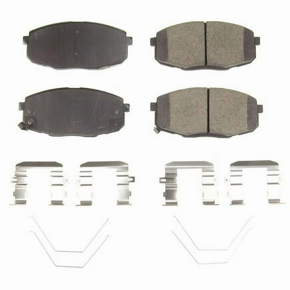 PowerStop 17-2035 Disc Brake Pad Set Hyundai, Kia (Hatchback - 1.6, 2.0 - FWD) Disc Brake Pad Set - Front
