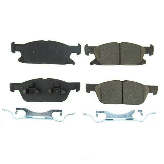 PowerStop 17-2180 Power Stop - Front Z17 Low-Dust Ceramic Brake Pads with Hardware