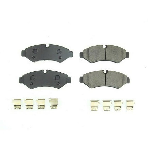 PowerStop 17-2201 Disc Brake Pad Set Freightliner, Mercedes-Benz Disc Brake Pad Set - Rear