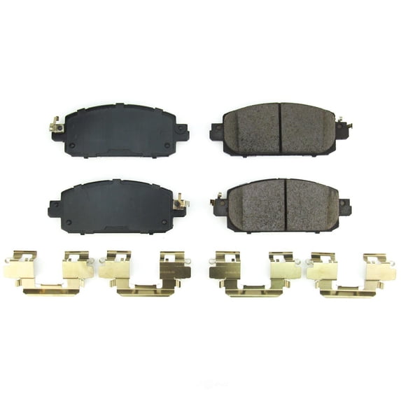 PowerStop 17-2310 Power Stop - Front Z17 Low-Dust Ceramic Brake Pads with Hardware Fits select: 2020-2022 NISSAN SENTRA, 2021-2022 NISSAN KICKS SV