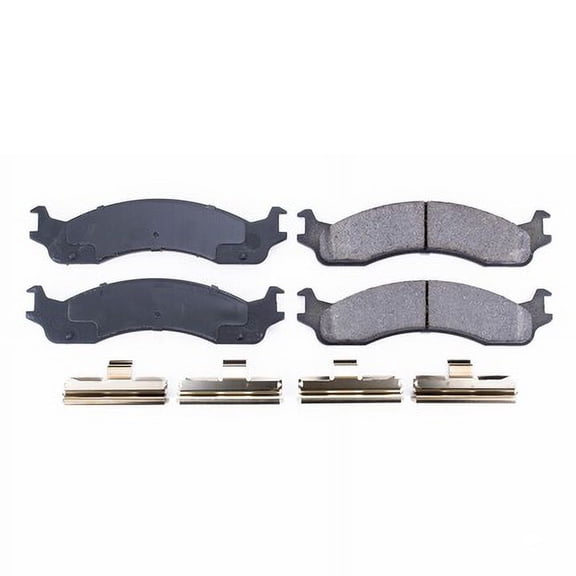 PowerStop 17-655 Disc Brake Pad Set Dodge, Ford (Drum) Disc Brake Pad Set - Front