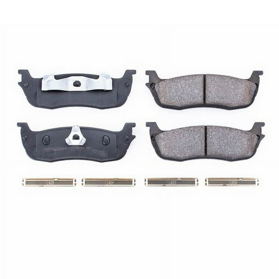 PowerStop 17-711 Disc Brake Pad Set Ford, Lincoln (Limousine - Disc) Disc Brake Pad Set - Rear