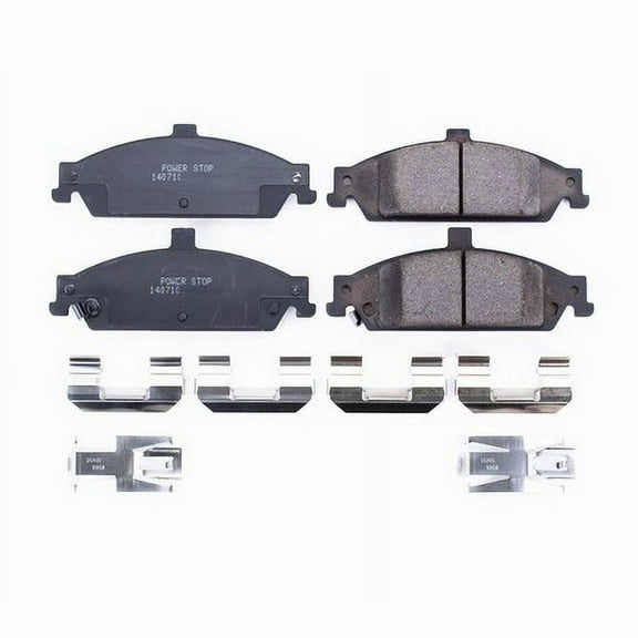 PowerStop 17-727 Disc Brake Pad Set Chevrolet, Oldsmobile, Pontiac (Drum - FWD) Disc Brake Pad Set - Front