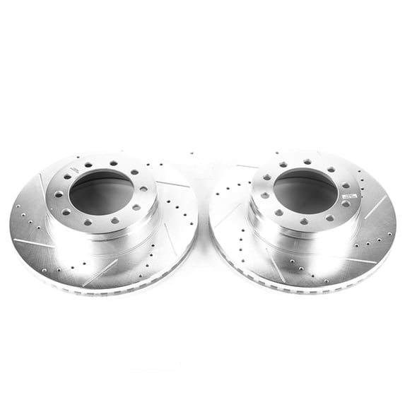 PowerStop Evolution Performance Drilled, Slotted & Plated Brake Rotor Pair