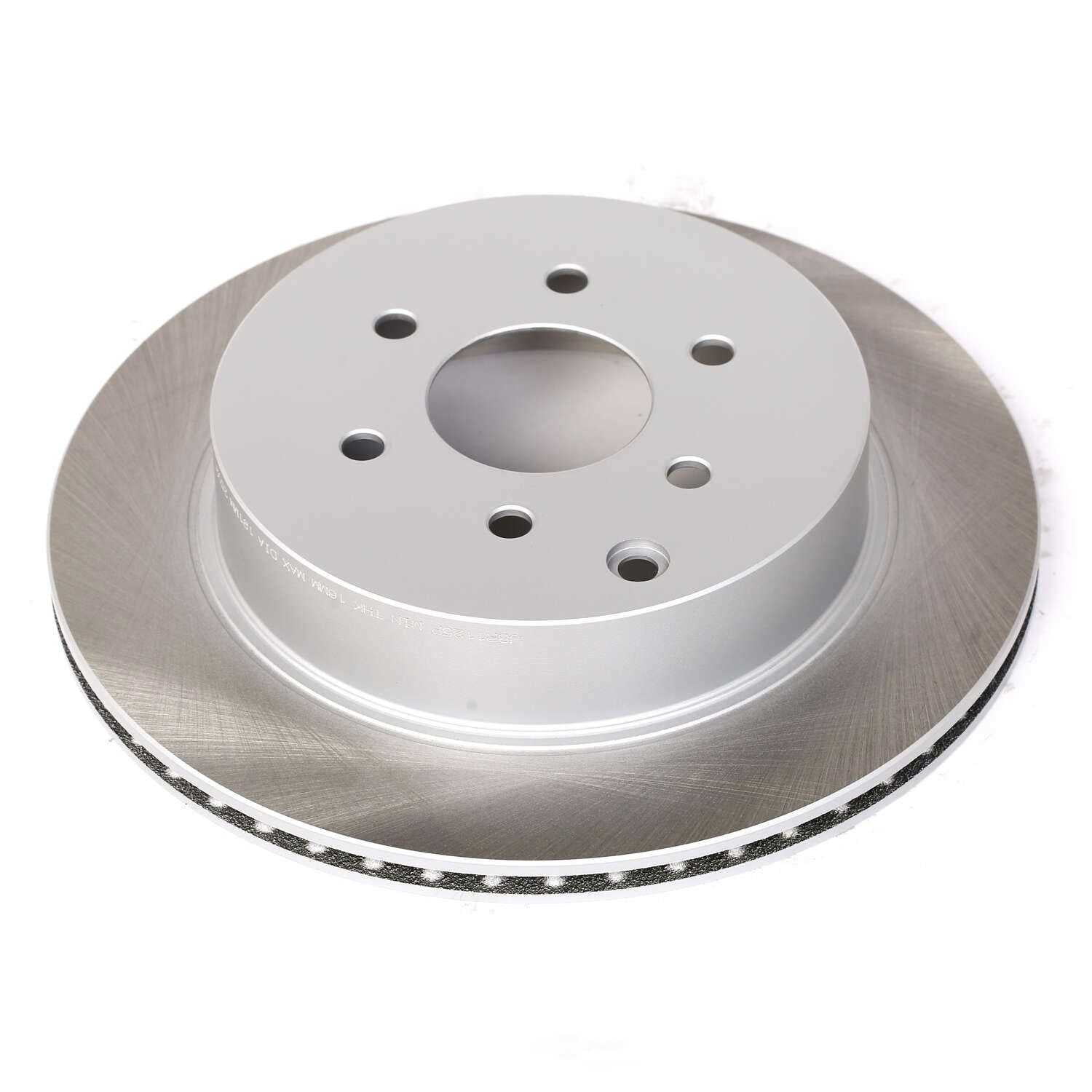 PowerStop JBR1125SCR Rear Coated Hat and Edge Rotor