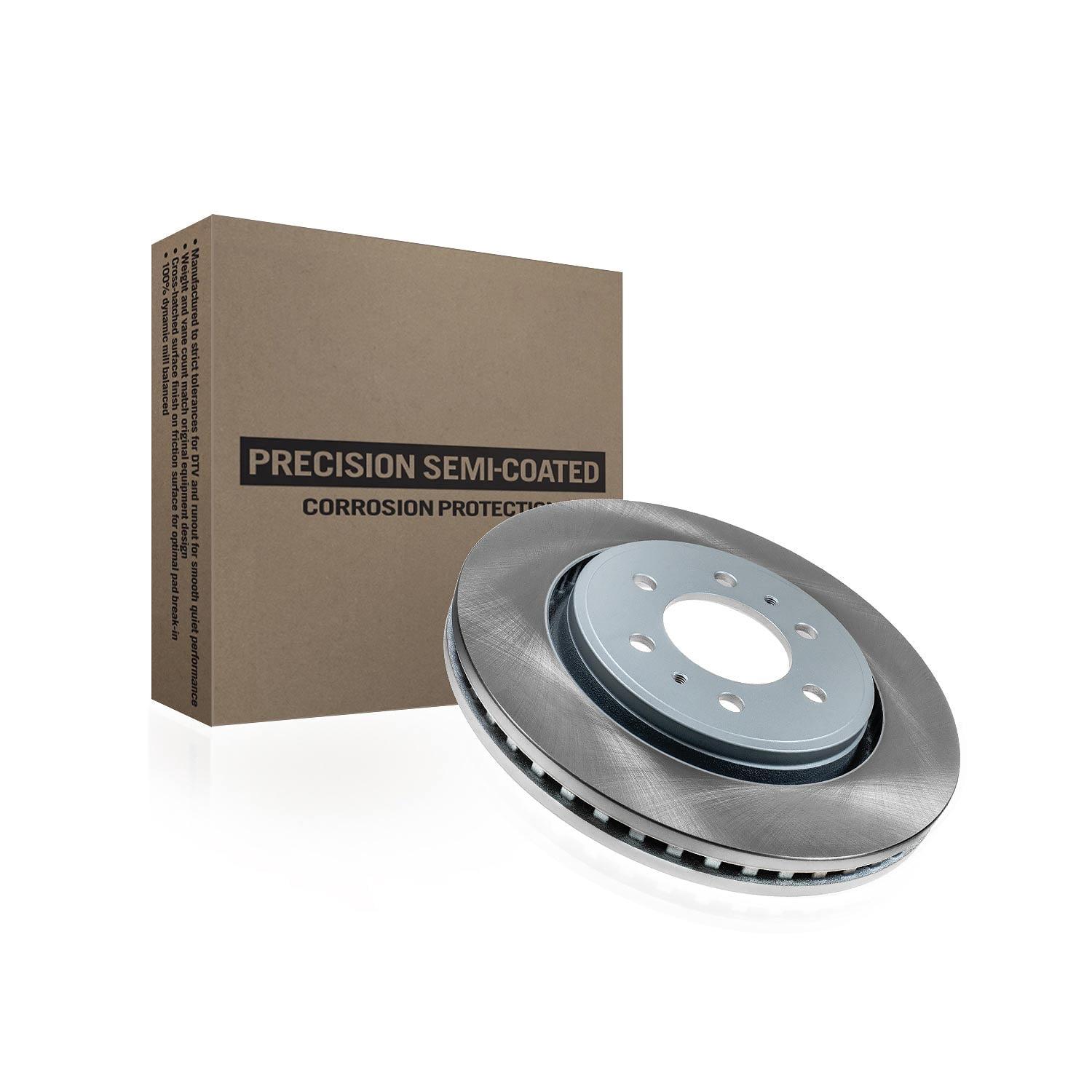 PowerStop Front Semi-Coated Brake Rotor for Cadillac Escalade 2007-20, Cadillac Escalade ESV 2007-20, Cadillac Escalade EXT 2007-13, AR8654SCR