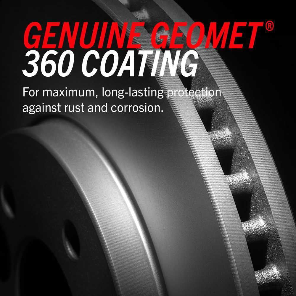 PowerStop EBR497EVC-HC Power Stop - Rear Genuine Geomet High Carbon Coated Rotor