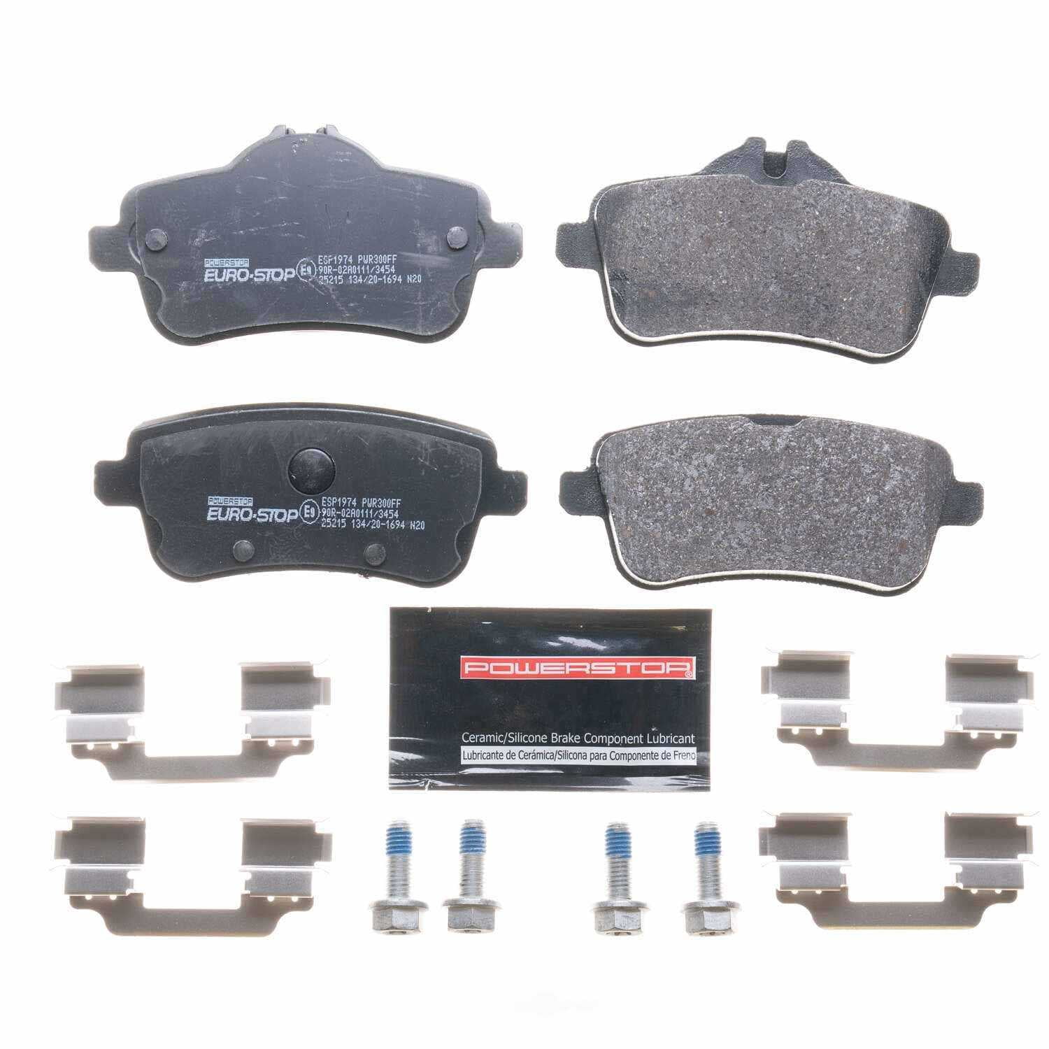 PowerStop ESP1974 Euro-Stop ECE-R90 Brake Pads