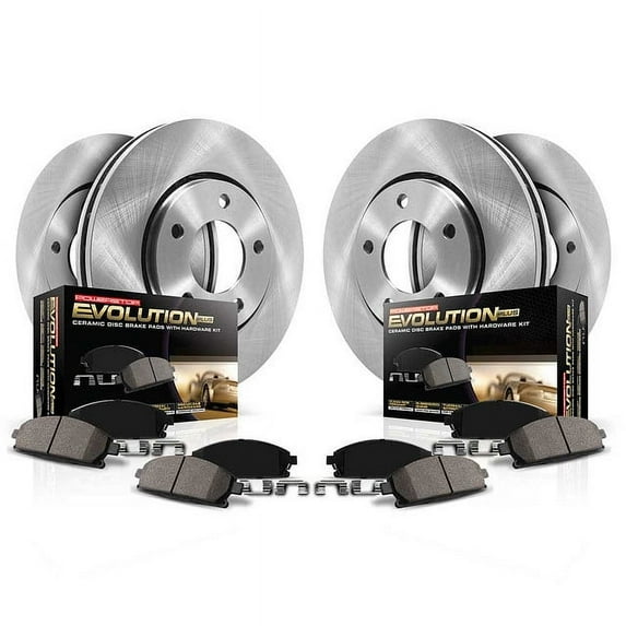 PowerStop Front and Rear Stock Replacement Brake Pad and Rotor Kit Fits: INFINITI Select Models KOE9135