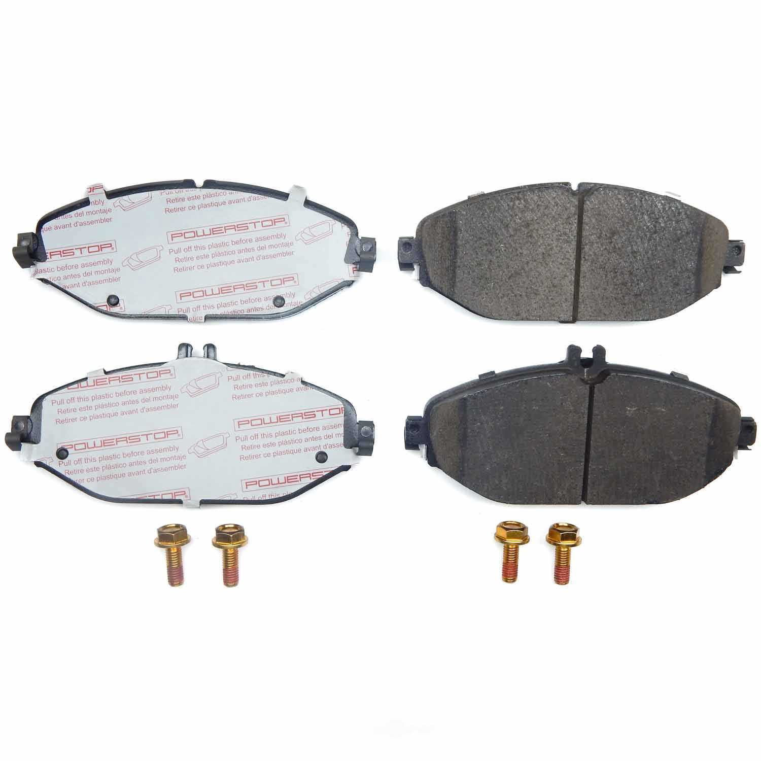 PowerStop NXE-1794 Next Gen Euro Carbon Fiber-Ceramic Brake Pads with Hardware Kit