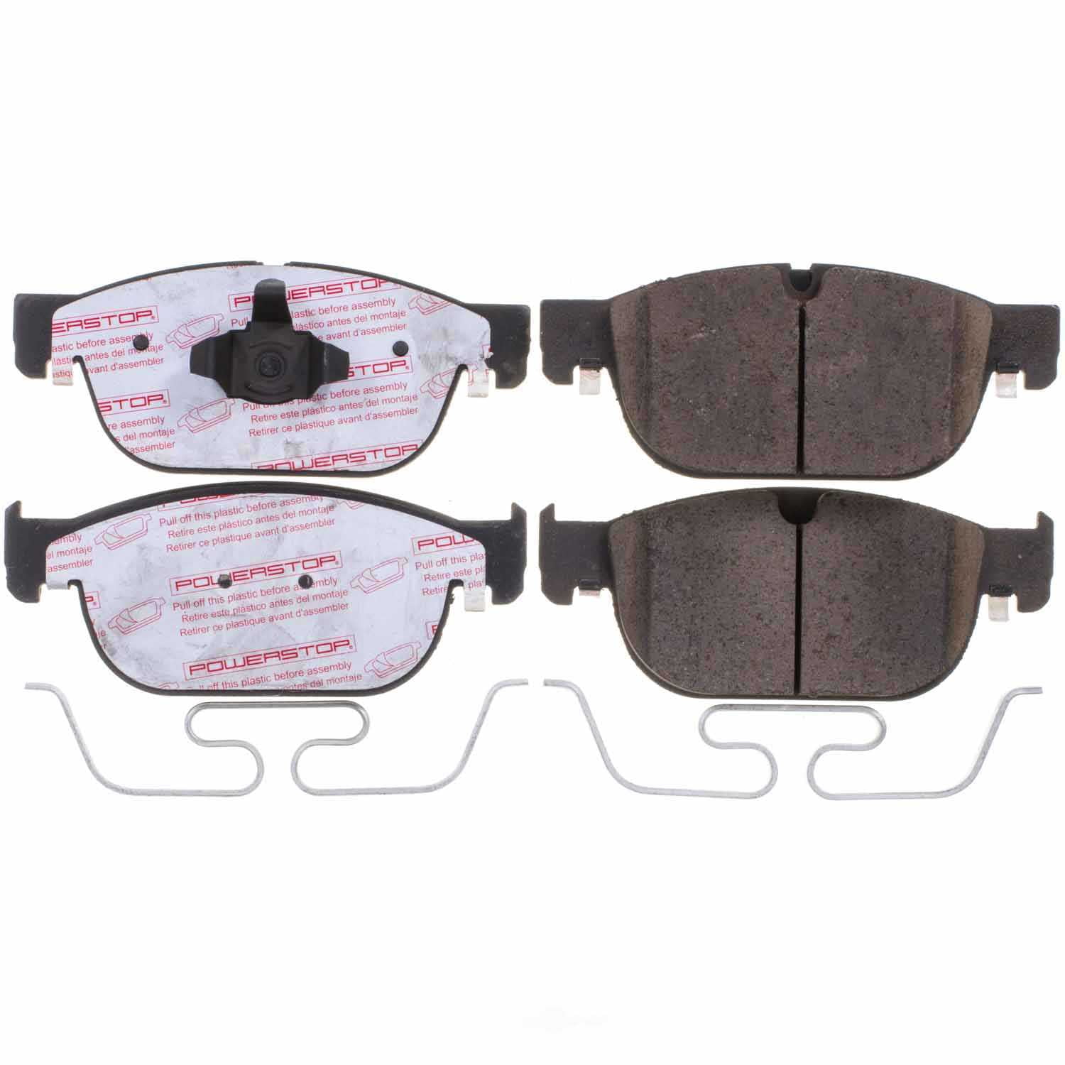 PowerStop NXE-1865 Next Gen Euro Carbon Fiber-Ceramic Brake Pads with Hardware Kit