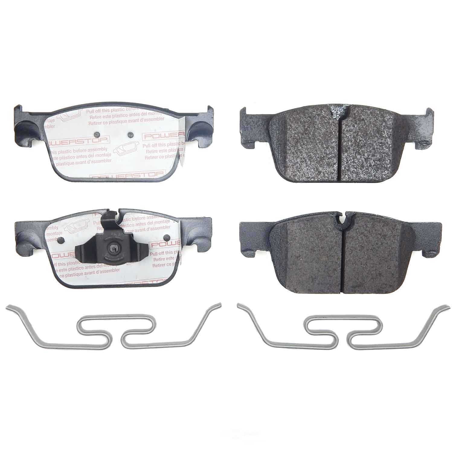 PowerStop NXE-1924 Next Gen Euro Carbon Fiber-Ceramic Brake Pads with Hardware Kit