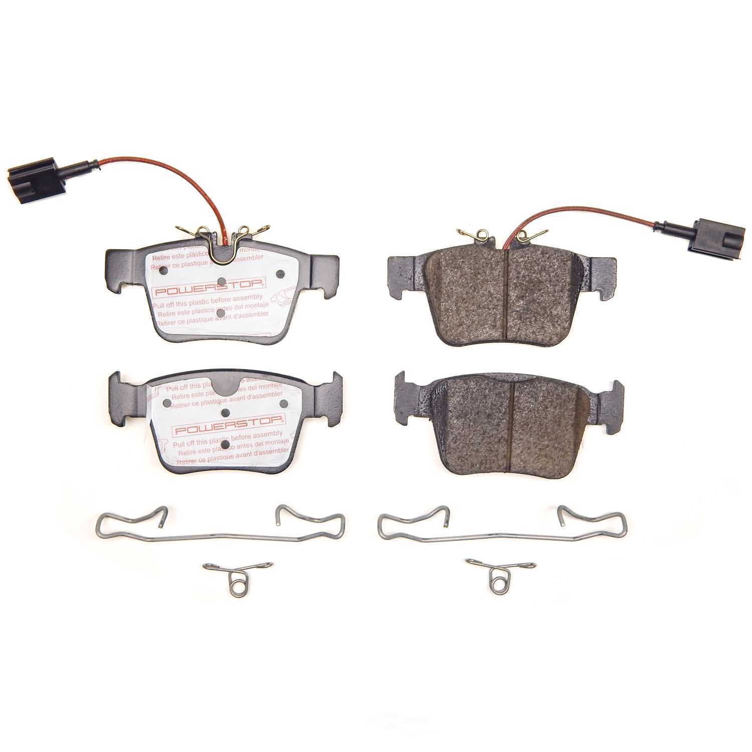 PowerStop NXE-1989 Next Gen Euro Carbon Fiber-Ceramic Brake Pads with Hardware Kit