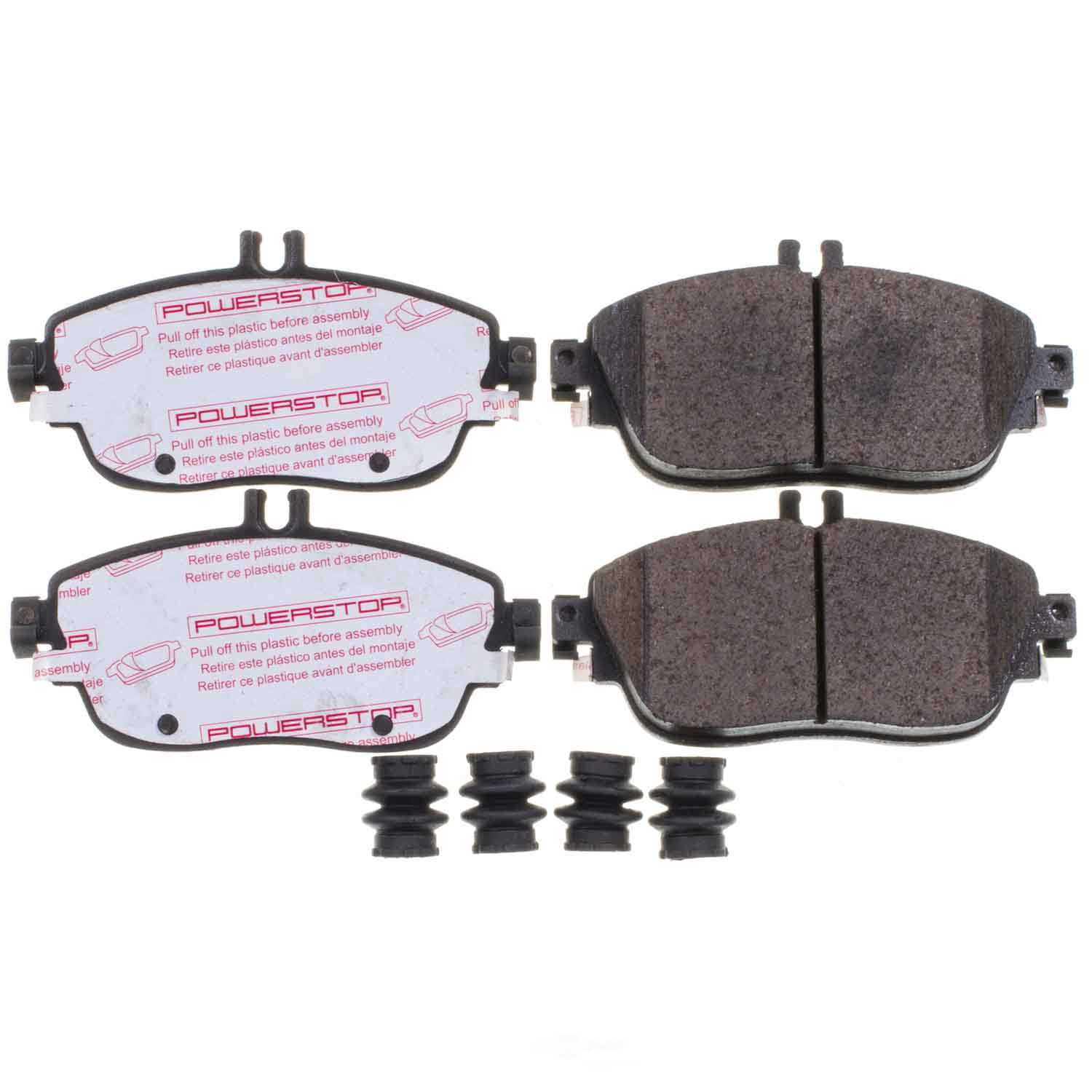 PowerStop NXT-1694 Next Gen Carbon Fiber-Ceramic Brake Pads with Hardware Kit