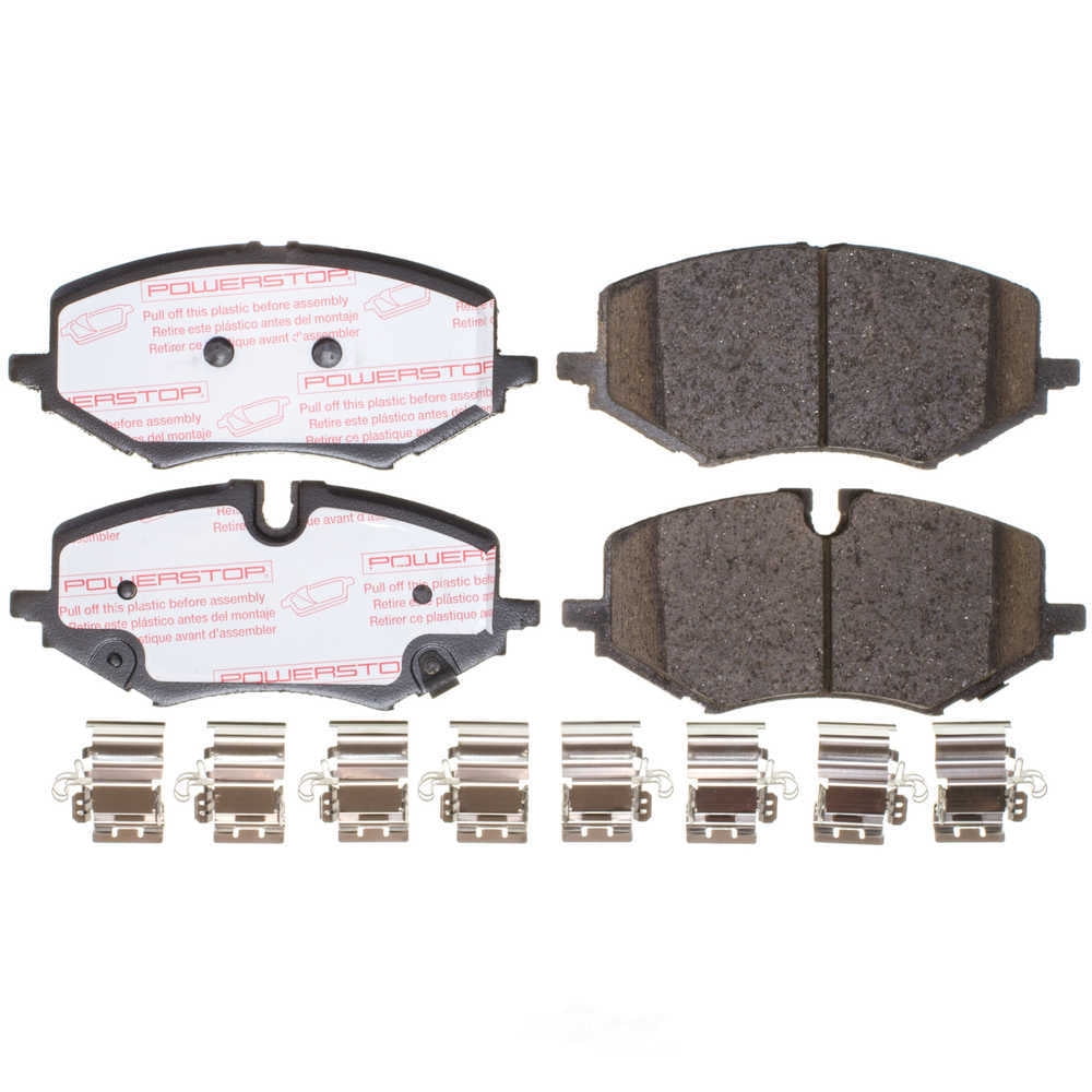 PowerStop NXT-2307 Next Gen Carbon Fiber-Ceramic Brake Pads with Hardware Kit