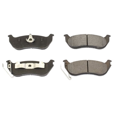 PowerStop PM18-981 Power Stop - Rear PM18 Posi-Mold Semi-Metallic Brake Pads