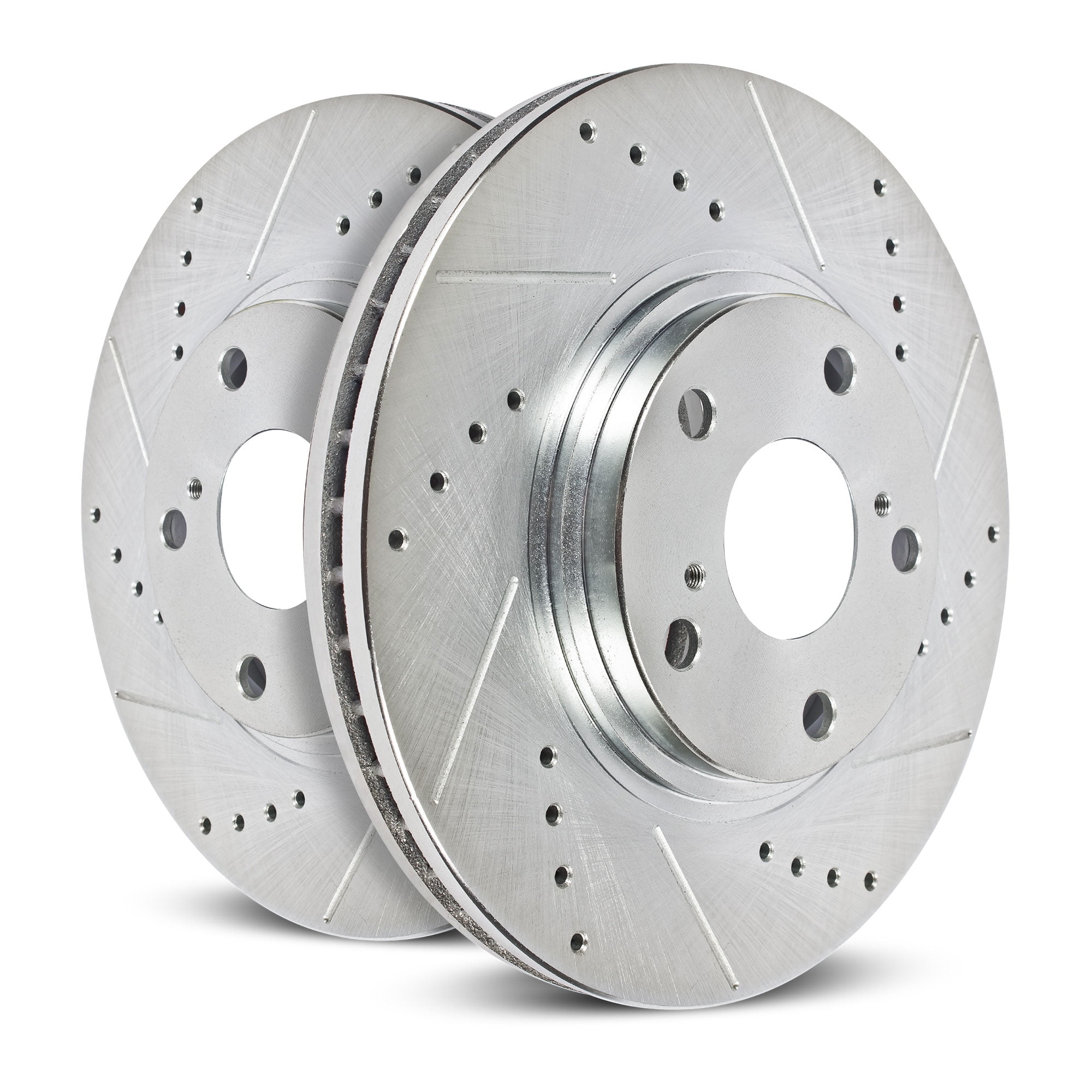 PowerStop Rear Drilled and Slotted Brake Rotor Pair for Jeep Grand Cherokee 2022-24, Jeep Grand Cherokee L 2021-24, AR83115XPR