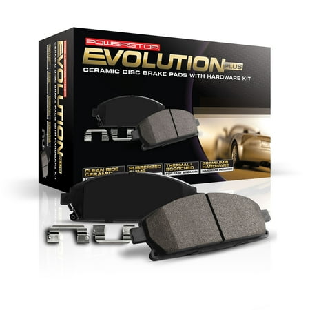 PowerStop Rear Z17 Evolution Ceramic Brake Pads with Hardware 17-6005 For Jeep Wrangler 2018-2022