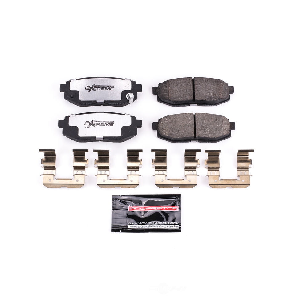 Power Stop Z26-1124 Brake Pads Z26 Street Performance Carbon-Fiber Ceramic for 2018 Subaru Forester 2.5i Premium 2022, WRX 2013-2016 Toyota Scion FR-S